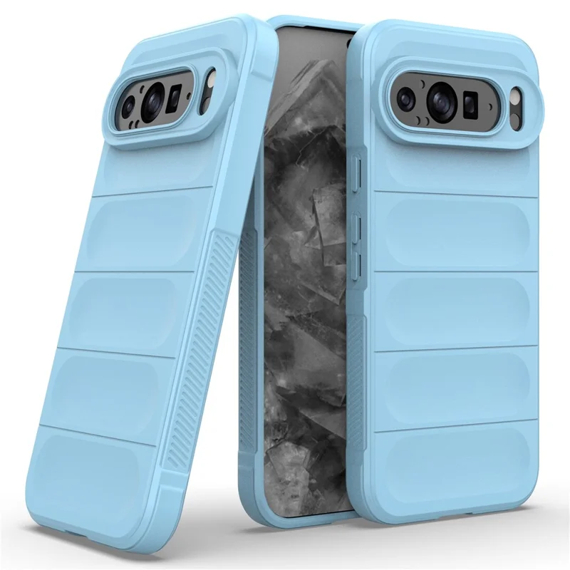 Mobile Phone Protector for Google Pixel 9 Pro XL , Shock Absorption TPU Back Case - Baby Blue