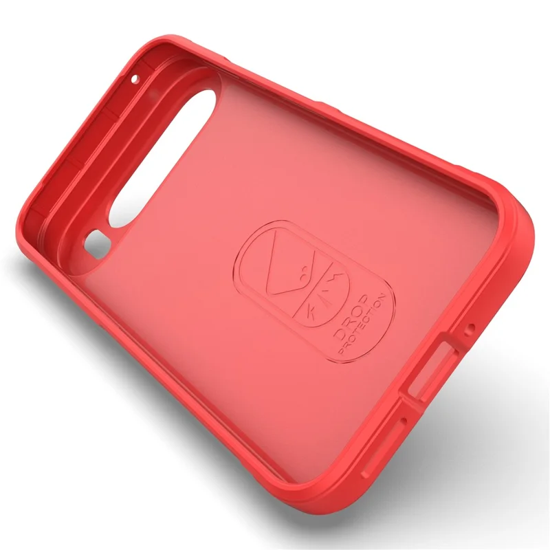 Mobile Phone Protector for Google Pixel 9 Pro XL , Shock Absorption TPU Back Case - Red