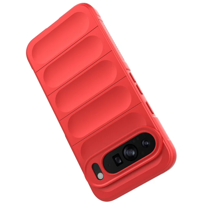 Mobile Phone Protector for Google Pixel 9 Pro XL , Shock Absorption TPU Back Case - Red