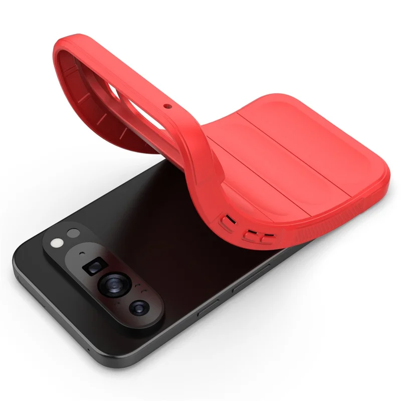 Mobile Phone Protector for Google Pixel 9 Pro XL , Shock Absorption TPU Back Case - Red