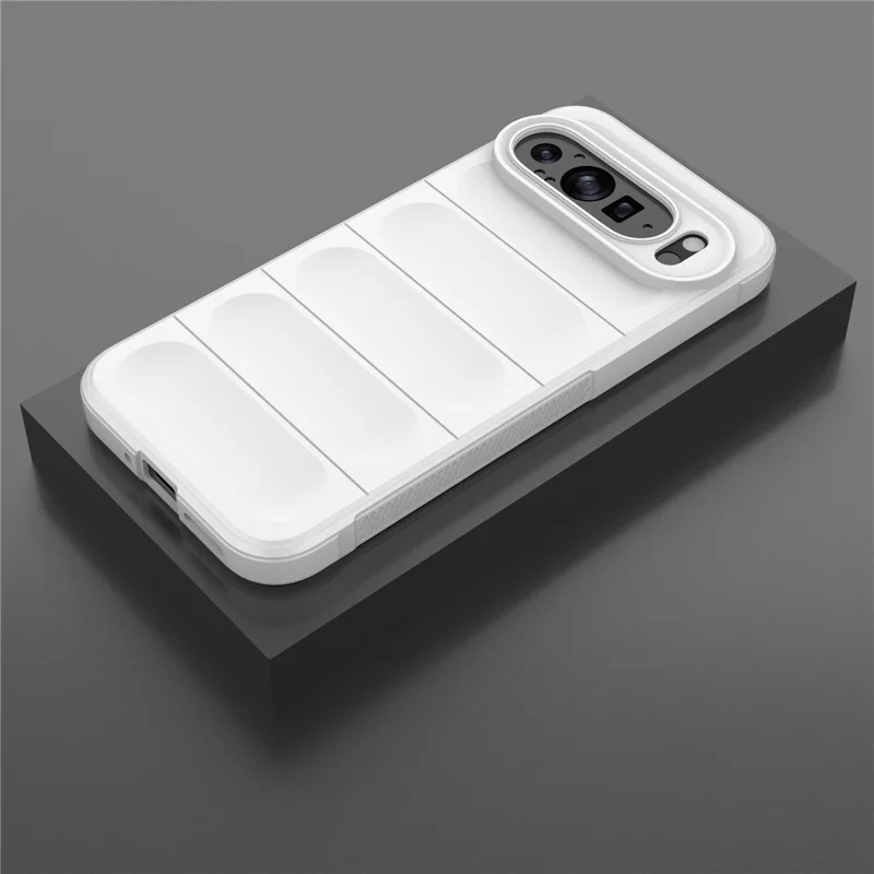 Mobile Phone Protector for Google Pixel 9 Pro XL , Shock Absorption TPU Back Case - White