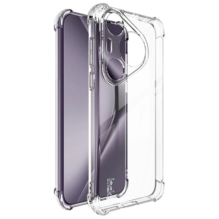 IMAK для Huawei Pura 70 Pro / 70 Pro+ Чехол с защитой от падения TPU прозрачная задняя панель чехол для телефона - прозрачный