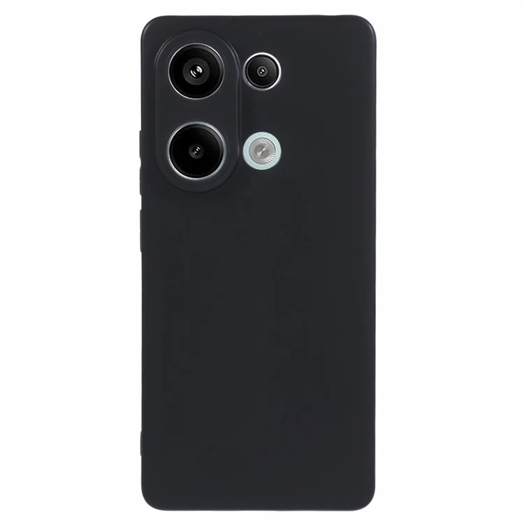 Para Xiaomi Redmi Note 13 Pro 4G / Poco M6 Pro 4G Capa de Telefone Celular - Design Brilhante Capa TPU - Preto