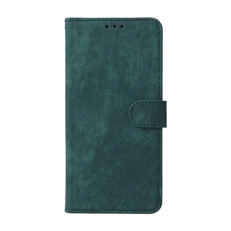 Para Realme C65 4G Case RFID Blocking Phone Stand Cover com Fecho Magnético - Verde