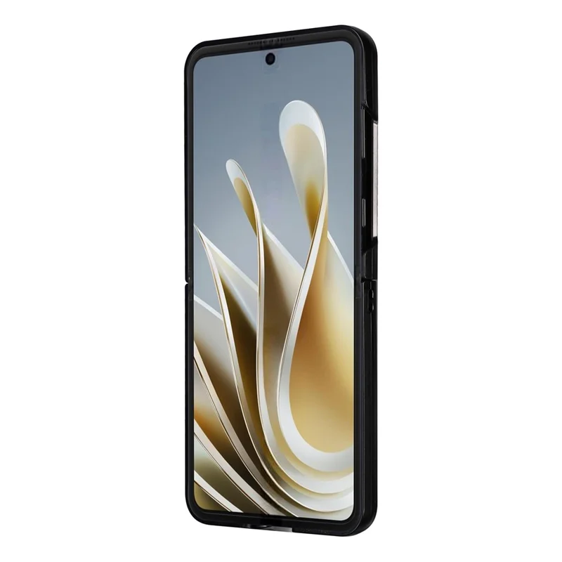 Para ZTE Libero Flip A304ZT / nubia Flip 5G Funda Textura de Piel de Ante PC Revestido - Gris