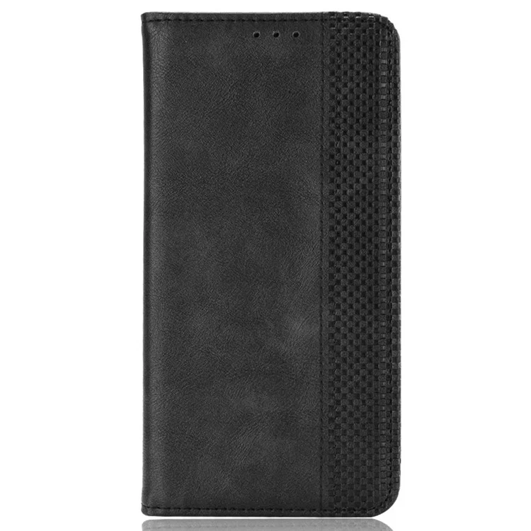 Para TECNO Camon 30 Premier 5G Case Retro Couro Carteira Tampa Acessórios Móveis Atacado - Preto