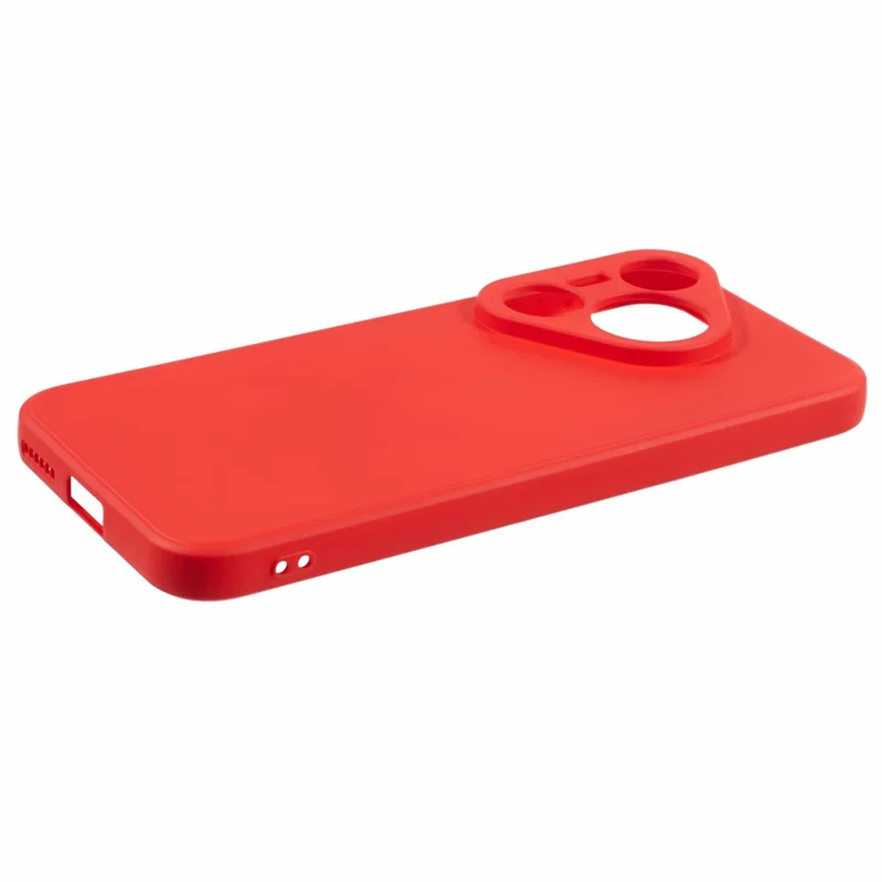 For Huawei Pura 70 Pro / 70 Pro+ Case Fiber Lining Soft TPU Solid Color Phone Cover - Red