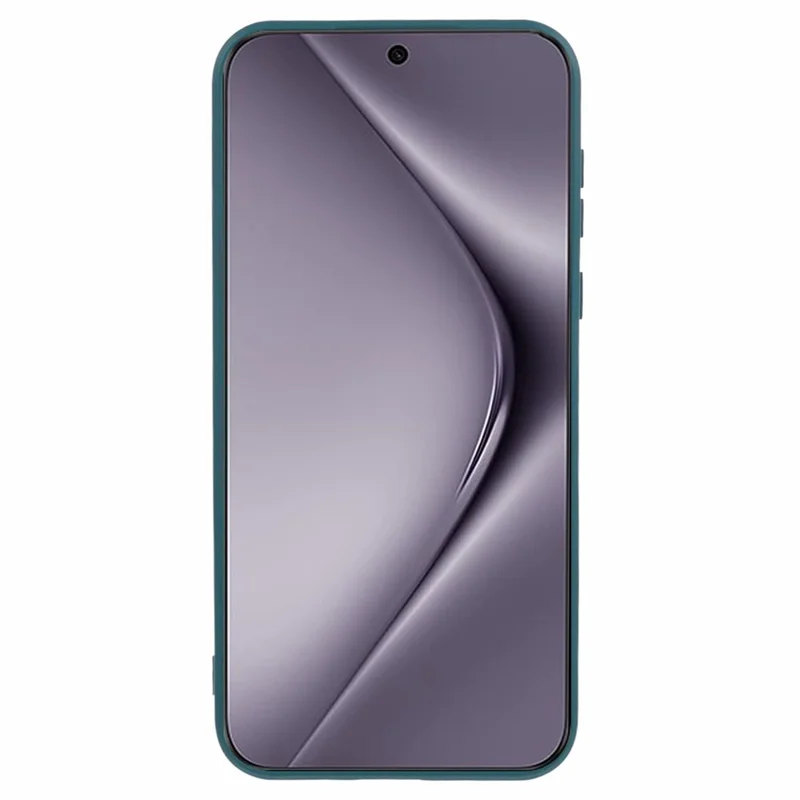 For Huawei Pura 70 Pro / 70 Pro+ Case Fiber Lining Soft TPU Solid Color Phone Cover - Army Green