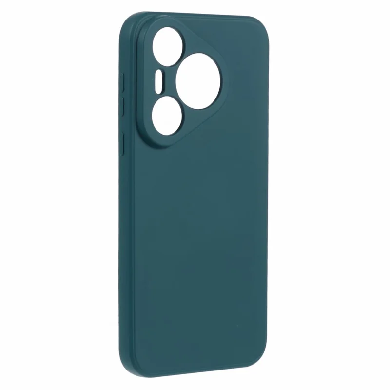For Huawei Pura 70 Pro / 70 Pro+ Case Fiber Lining Soft TPU Solid Color Phone Cover - Army Green