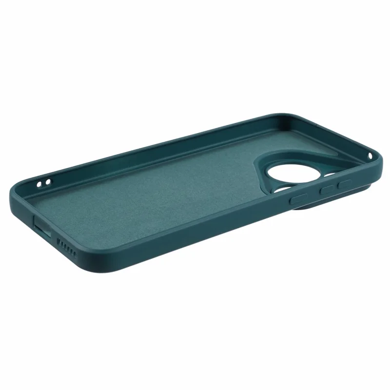 For Huawei Pura 70 Pro / 70 Pro+ Case Fiber Lining Soft TPU Solid Color Phone Cover - Army Green