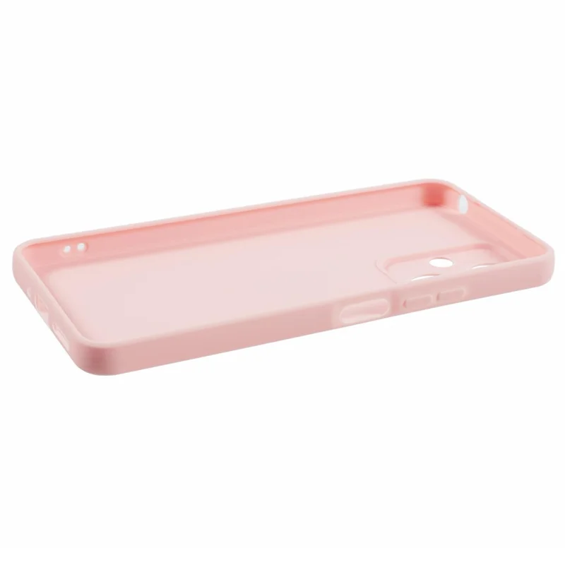 For Xiaomi Redmi 13C 5G / Poco M6 5G Case Straight Edge TPU Phone Cover Anti-Scratch Phone Shell - Pink