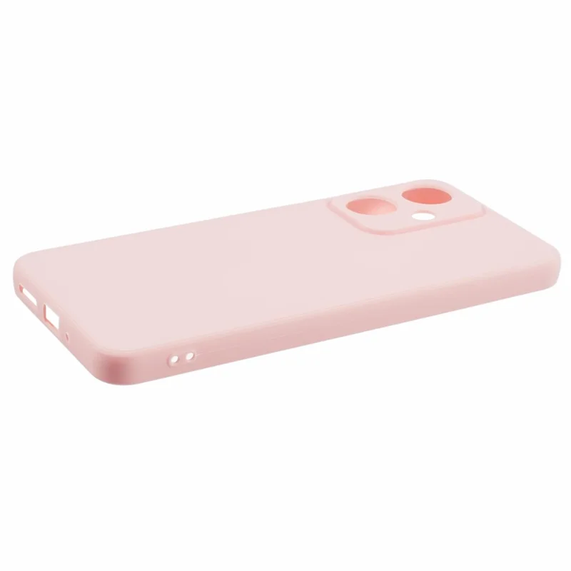 For Xiaomi Redmi 13C 5G / Poco M6 5G Case Straight Edge TPU Phone Cover Anti-Scratch Phone Shell - Pink