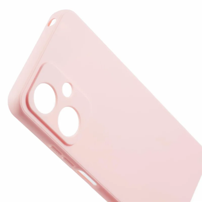 For Xiaomi Redmi 13C 5G / Poco M6 5G Case Straight Edge TPU Phone Cover Anti-Scratch Phone Shell - Pink