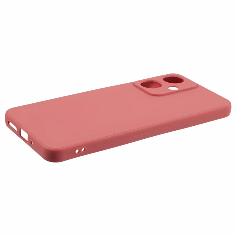 Pour Xiaomi Redmi 13C 5G / Étui Poco M6 5G Bord droit Couverture de téléphone TPU Anti-Rayures - Rouge