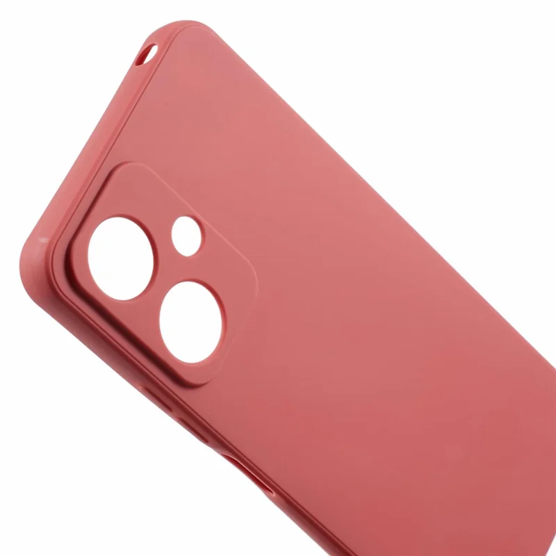 Pour Xiaomi Redmi 13C 5G / Étui Poco M6 5G Bord droit Couverture de téléphone TPU Anti-Rayures - Rouge