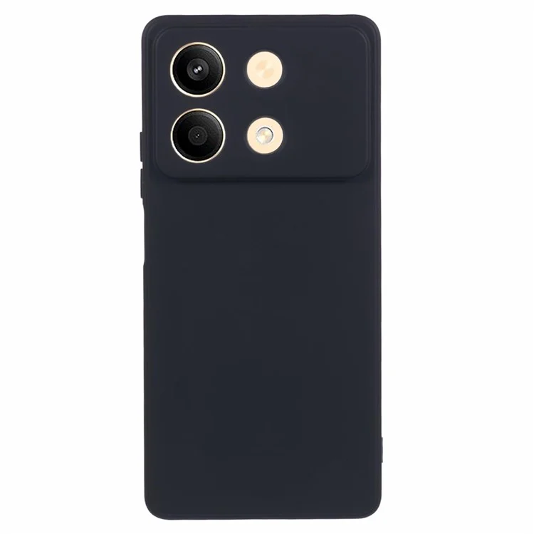 Für Xiaomi Redmi Note 13R Pro 5G Hülle Faser Futter Kratzfeste TPU Handyhülle - Schwarz