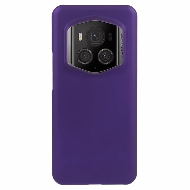 Capa de telefone rígida de design Porsche 5G For Honor Magic6 RSR com toque de pele - Roxa