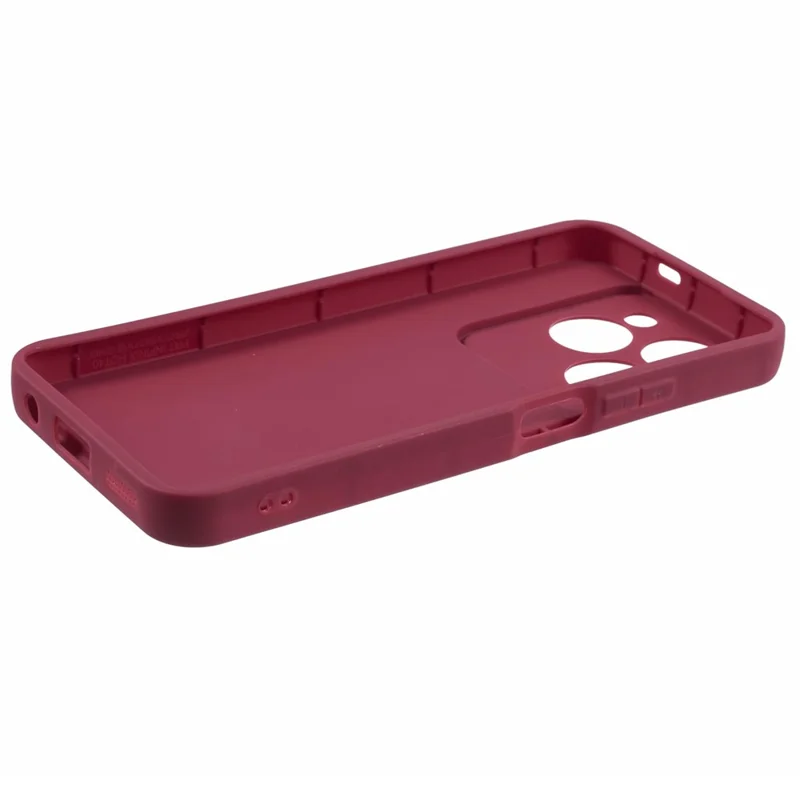 For Infinix Hot 40 / 40 Pro Flexible TPU Cover Anti-Drop Thickened Cell Phone Shell Case - Red