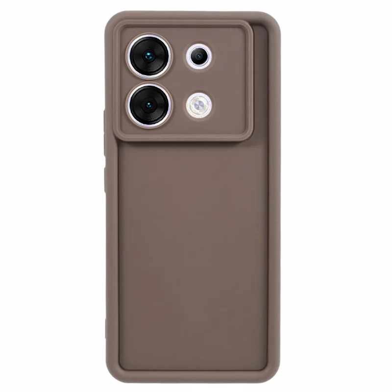 For Infinix Zero 30 5G Cover Thickened Shockproof TPU Cell Phone Case - Brown
