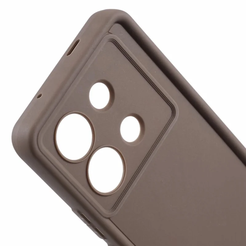 For Infinix Zero 30 5G Cover Thickened Shockproof TPU Cell Phone Case - Brown