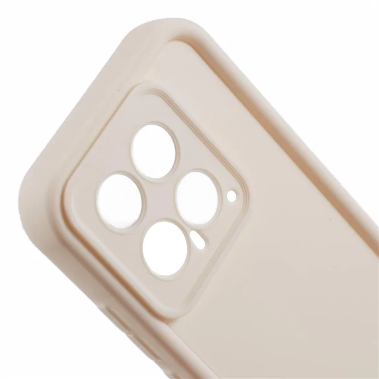 For Xiaomi 14 Wholesale Phone Cases Anti-Drop Thickened TPU Mobile Phone Cover - Beige