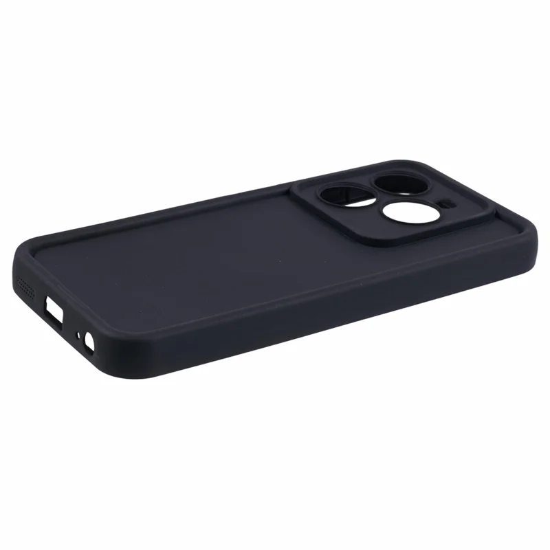 For TECNO Spark Go 2024 4G Cell Phone Case Anti-Drop Thickened Flexible TPU Cover - Black