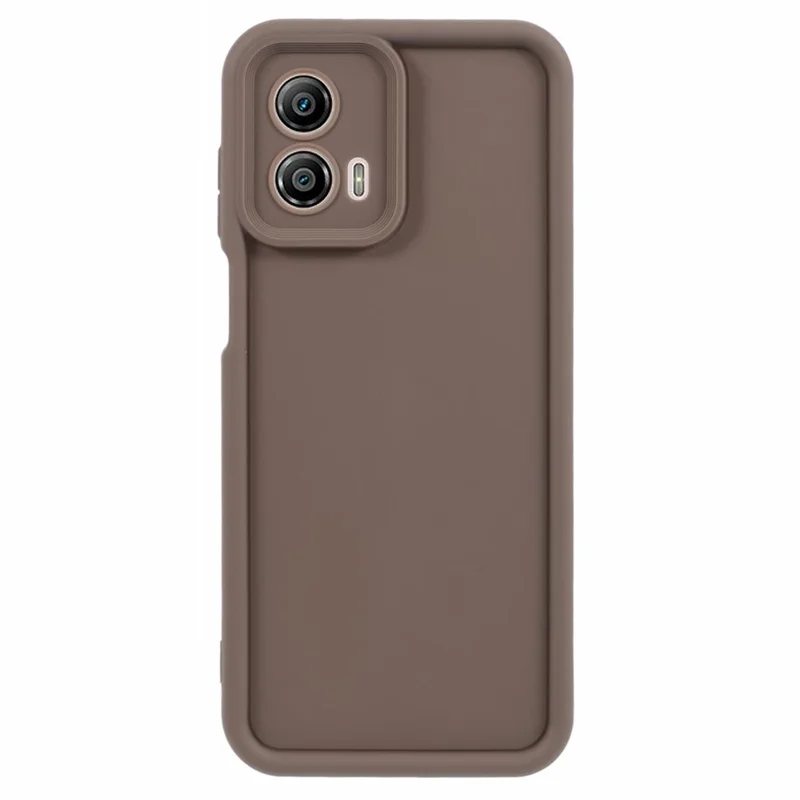 For Motorola Moto G53 5G Case Soft TPU Phone Cover Anti-Drop Matte Cell Phone Shell - Light Brown