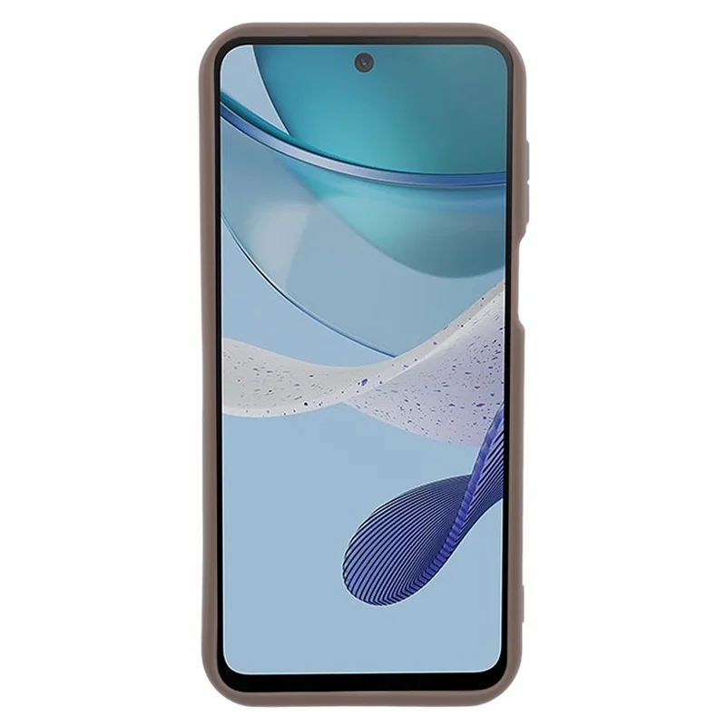 For Motorola Moto G53 5G Case Soft TPU Phone Cover Anti-Drop Matte Cell Phone Shell - Light Brown