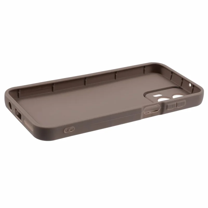 For Motorola Moto G53 5G Case Soft TPU Phone Cover Anti-Drop Matte Cell Phone Shell - Light Brown