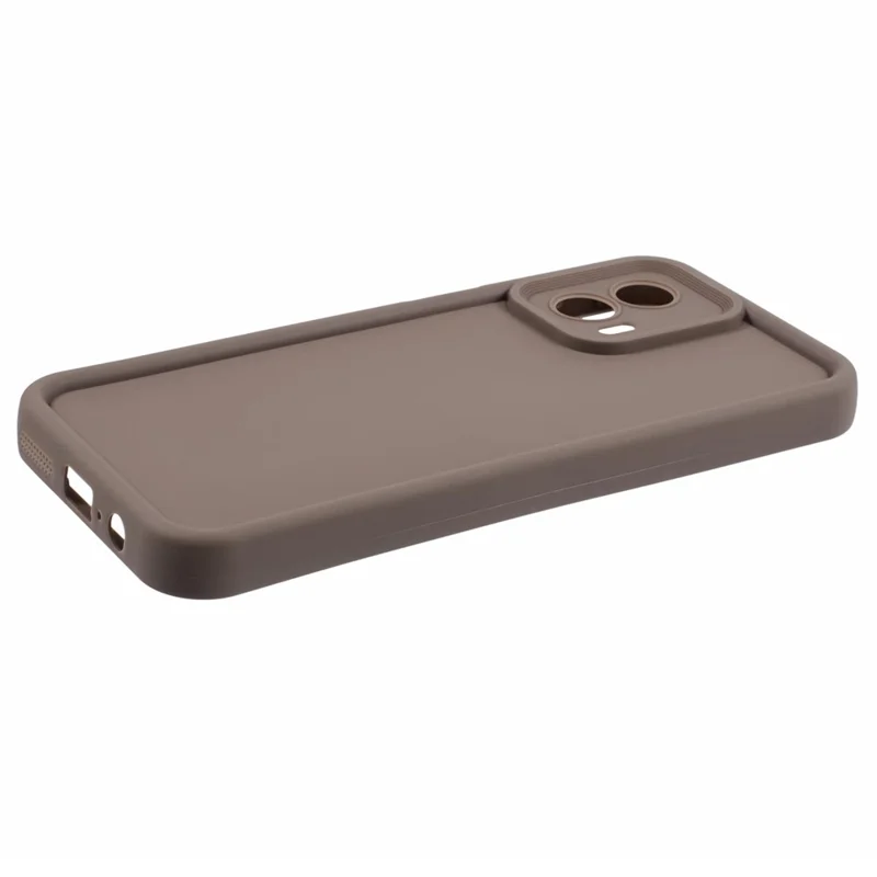 For Motorola Moto G53 5G Case Soft TPU Phone Cover Anti-Drop Matte Cell Phone Shell - Light Brown