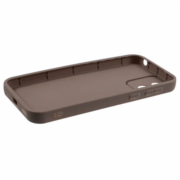 Para Motorola Moto E13 4G Capa à Prova de Choques Atacado Caso de Telefone TPU Protetor de Telefone Espessado - Marrom