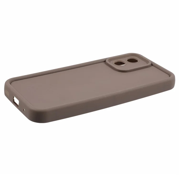 Para Motorola Moto E13 4G Capa à Prova de Choques Atacado Caso de Telefone TPU Protetor de Telefone Espessado - Marrom