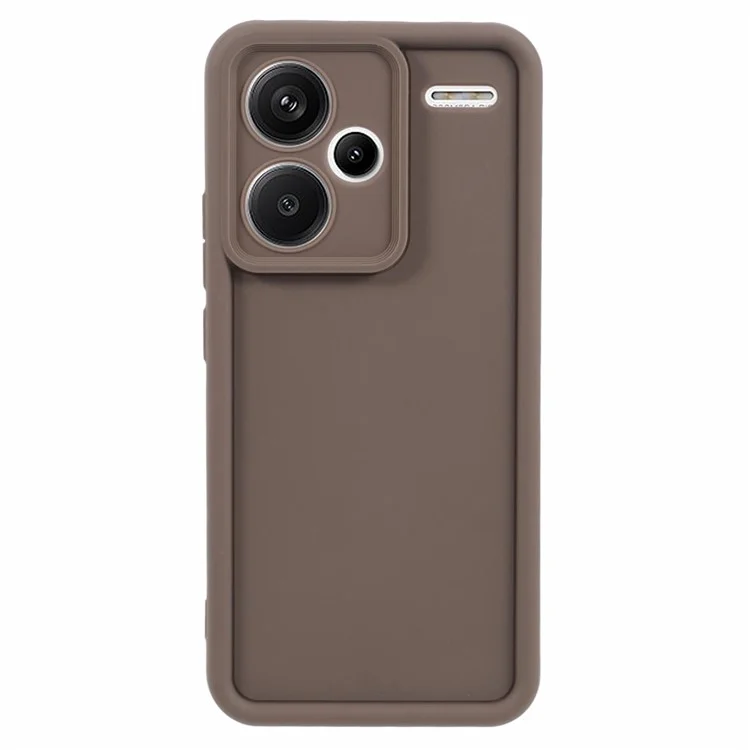 For Xiaomi Redmi Note 13 Pro+ 5G Cover Wholesale Thickened TPU Shockproof Phone Case - Brown