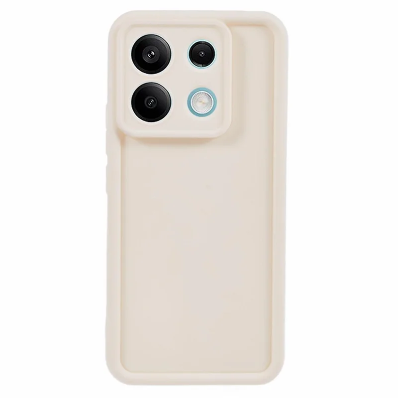For Xiaomi Redmi Note 13 Pro 5G / Poco X6 5G TPU Cover Anti-Drop Matte Phone Shell - Beige