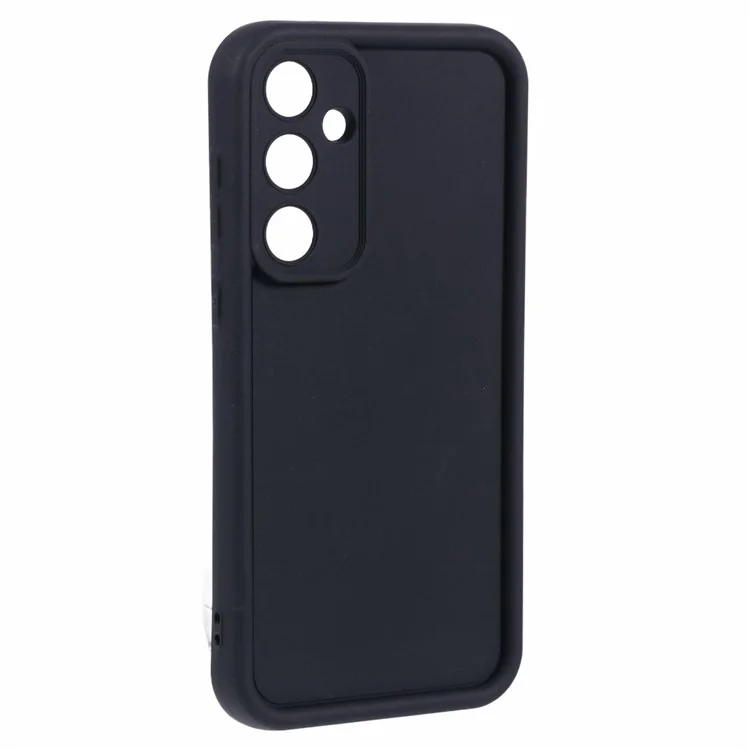 Per Samsung Galaxy A35 5G Case Fingerprint-free TPU Cover posteriore del telefono Anti-drop Shell del telefono - Nero