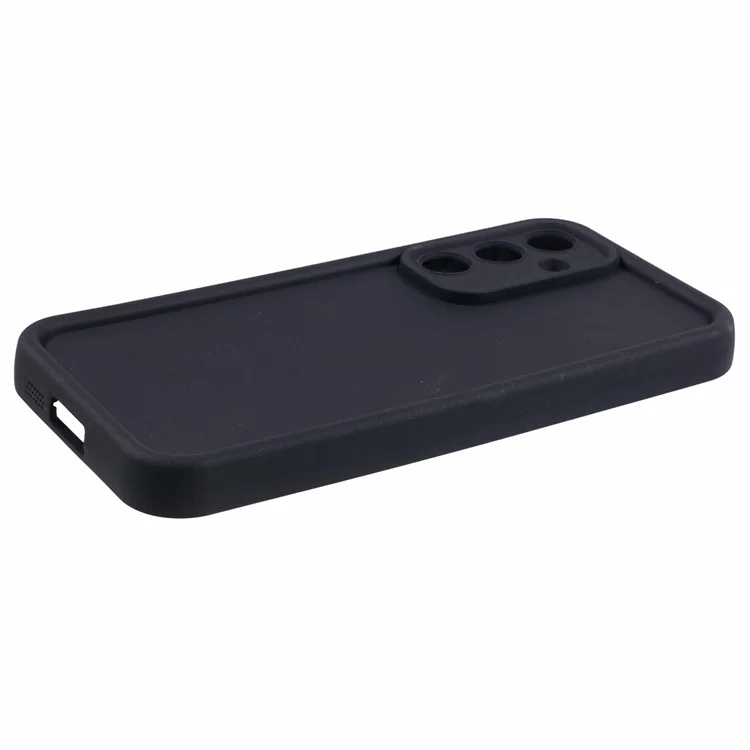 Per Samsung Galaxy A35 5G Case Fingerprint-free TPU Cover posteriore del telefono Anti-drop Shell del telefono - Nero