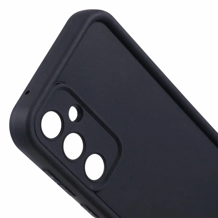 Per Samsung Galaxy A35 5G Case Fingerprint-free TPU Cover posteriore del telefono Anti-drop Shell del telefono - Nero