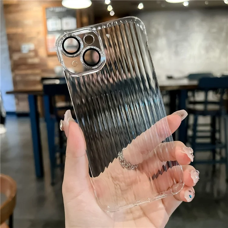 For iPhone 14 Plus Cases Wholesale Phone Supplies No Side Frame Design Anti-drop Cover with Lens Film
