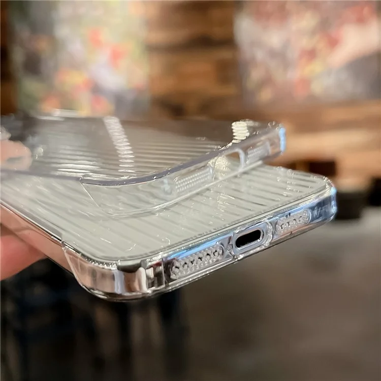 For iPhone 14 Pro Max Lens Film Wholesale PC Phone Cases No Side Frame Design Clear Phone Cover
