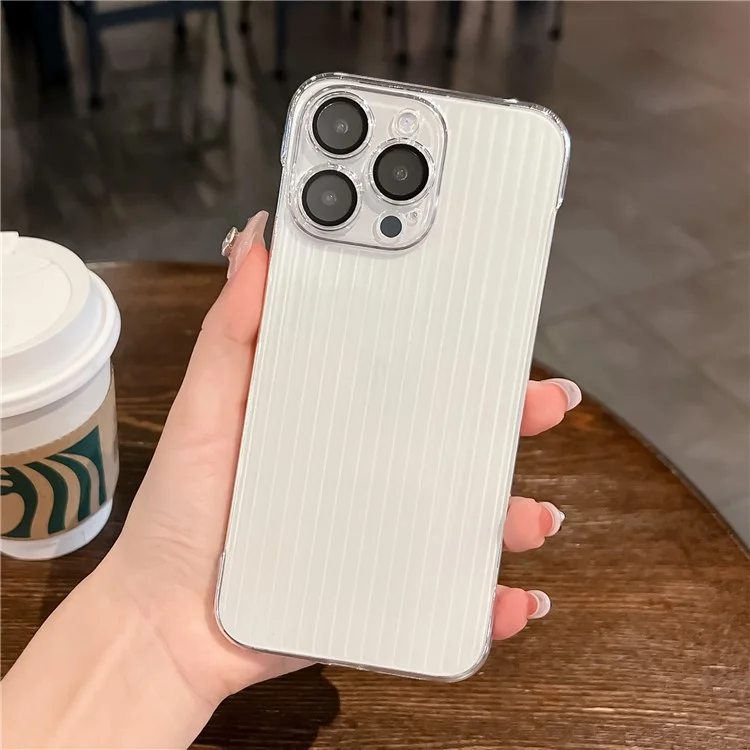 For iPhone 14 Pro Max Lens Film Wholesale PC Phone Cases No Side Frame Design Clear Phone Cover