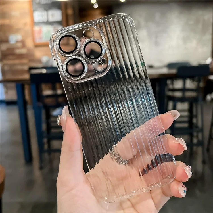 For iPhone 14 Pro Max Lens Film Wholesale PC Phone Cases No Side Frame Design Clear Phone Cover