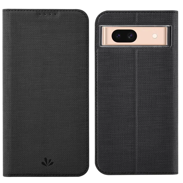 VILI DMX Series For Google Pixel 8a Phone Case Card Holder Leather Cover Mobile Accessories Wholesale - Black