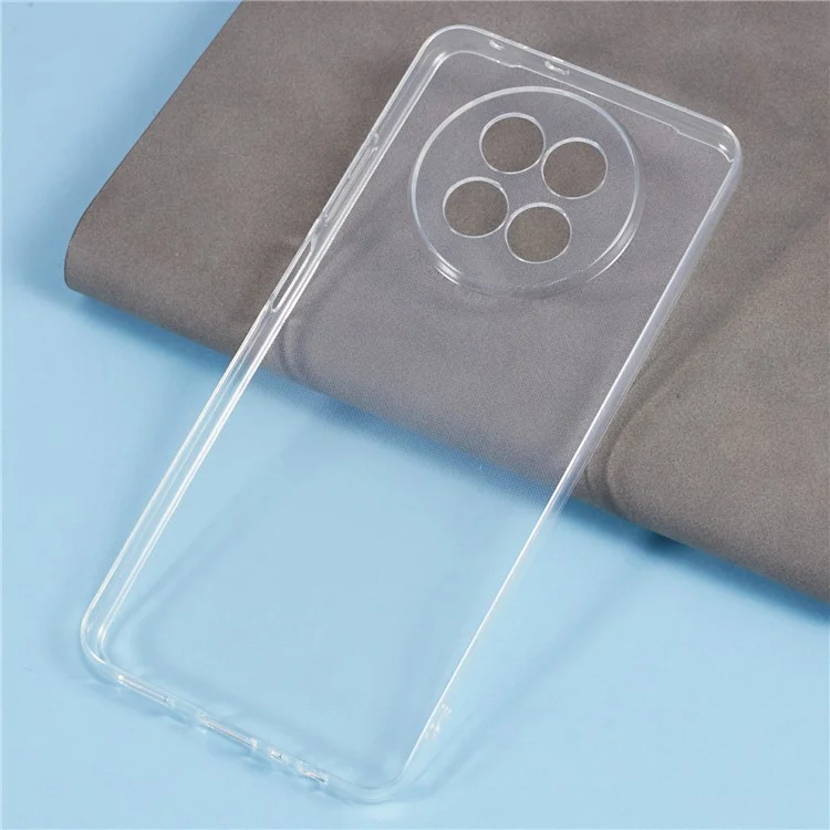 For Realme 12 Clear Phone Case Glossy Watermark-Free Soft TPU Cover