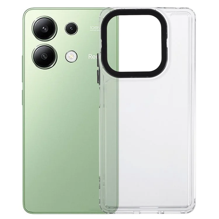 For Xiaomi Redmi Note 13 4G Case High Clarify PC+TPU Anti-Scratch Phone Cover - Transparent