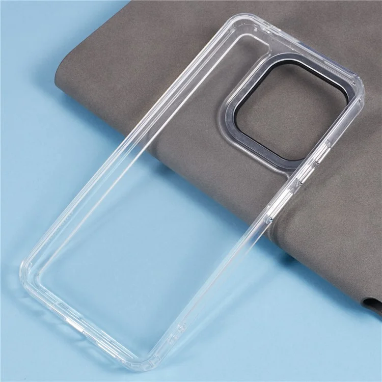 For Xiaomi Redmi 12C 4G Case PC+TPU Clear Back Phone Cover - Transparent