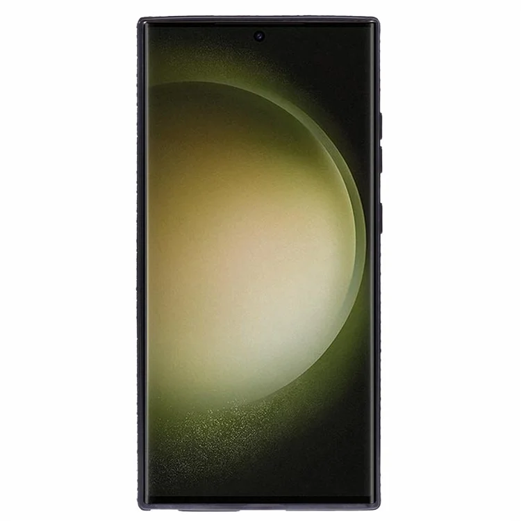 Pour Samsung Galaxy S23 Ultra Étui TPU Rhinestone Gradient Housse de téléphone avec support avec anneau - Noir