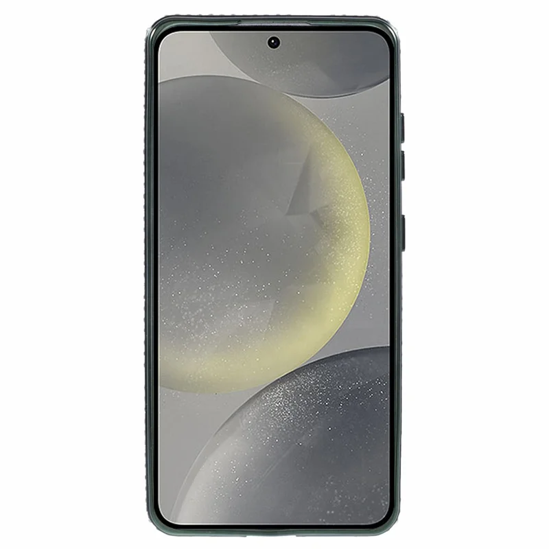 For Samsung Galaxy S24+ Case Gradient TPU Phone Cover Rhinestones Decor - Midnight Green