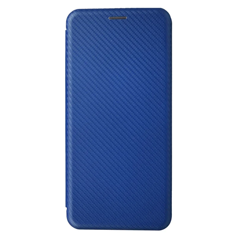 For Asus Zenfone 11 Ultra 5G Leather Case Carbon Fiber Texture Stand Magnetic Phone Cover - Blue