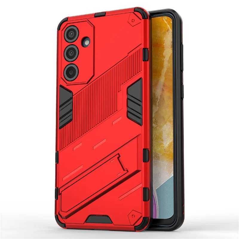 For Samsung Galaxy M55 5G / C55 5G / F55 5G Case Kickstand Protective PC+TPU Phone Cover - Red