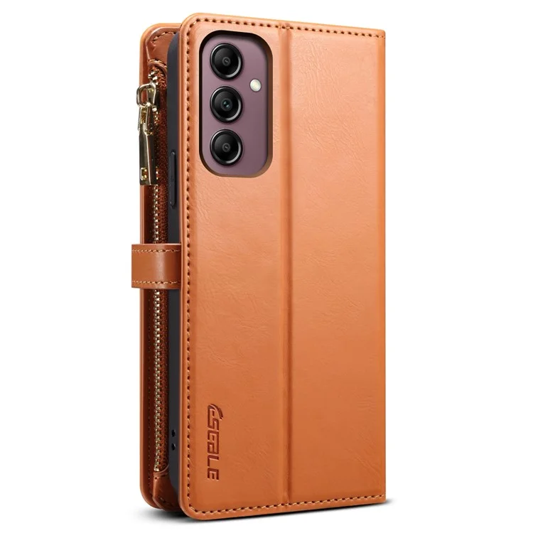 Custodia ESEBLE Galaxy Series per Samsung Galaxy M15 5G / F15 5G con blocco RFID e tracolla - Marrone
